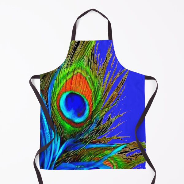 Item preview, BLUE PEACOCK FEATHER ABSTRACT PATTERN designed and sold by sharlesart.