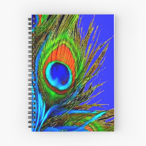 Item preview, BLUE PEACOCK FEATHER ABSTRACT PATTERN designed and sold by sharlesart.