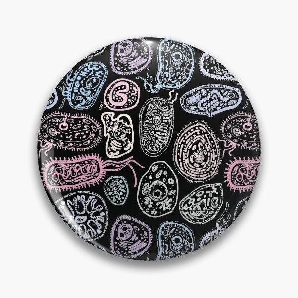 Item preview, Pastel Microbes Seamless Pattern designed and sold by labstud.