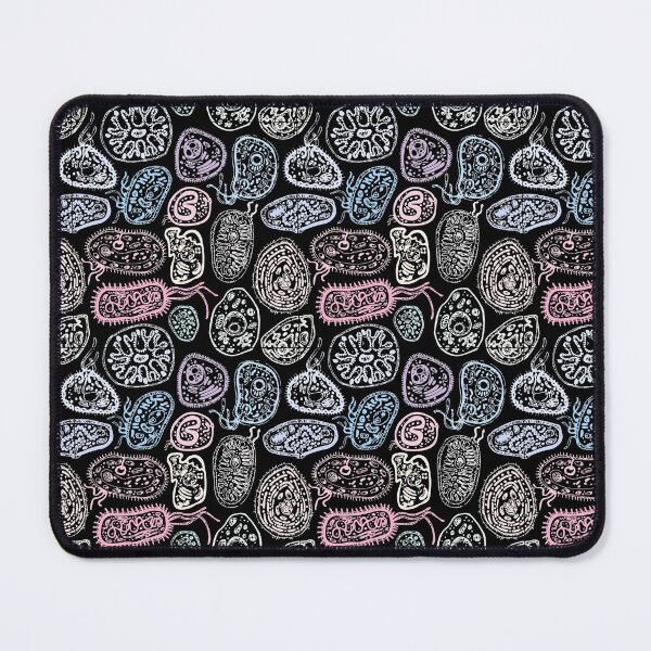 Item preview, Pastel Microbes Seamless Pattern designed and sold by labstud.