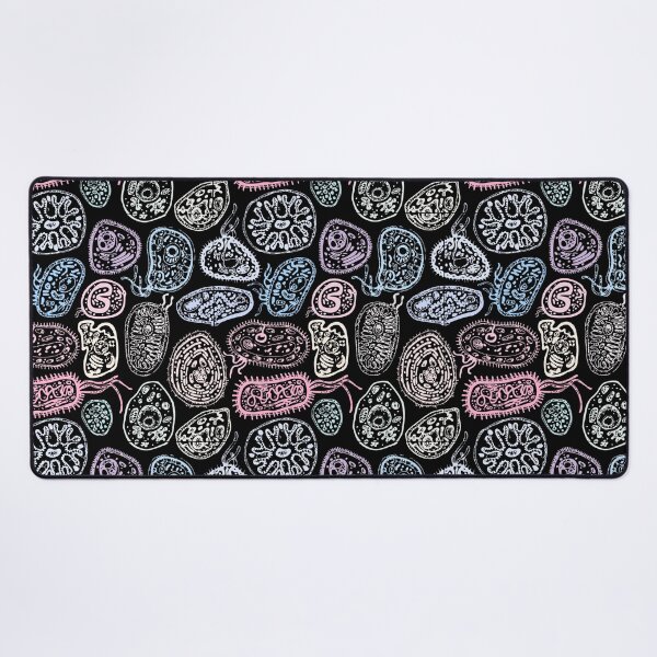 Item preview, Pastel Microbes Seamless Pattern designed and sold by labstud.
