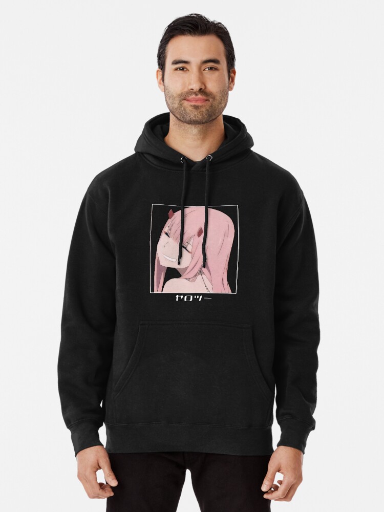 Zero two wearing a hoodie hot sale