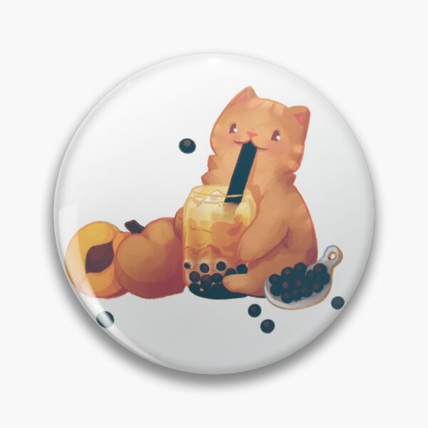 Item preview, Bubble Tea Cat designed and sold by PawesomeStore.