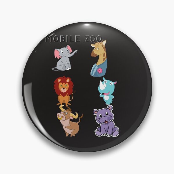 Item preview, Mobile Vintage Zoo for the Big Six - Lion,Giraffe, Bufallo,Hippo, Rhino,Elephant designed and sold by Hinny8.