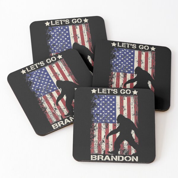 Item preview, Let's Go Brandon US Flag Bigfoot designed and sold by binly123.