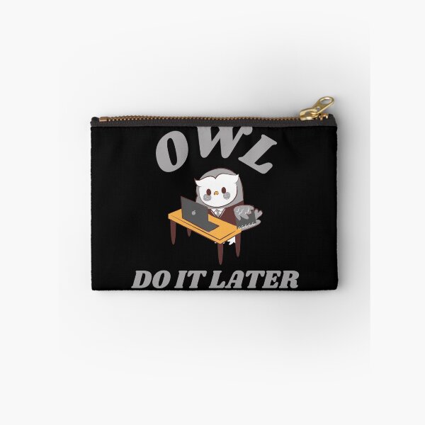 Item preview, Owl Do It Later designed and sold by TeePartyHost.