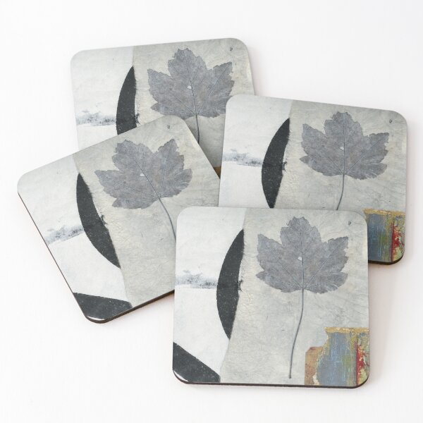 Item preview, Leaf Collage And Ink Brush Strokes designed and sold by Elena Ray.
