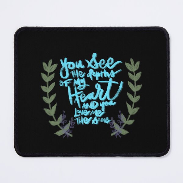 Item preview, YOU SEE THE DEPTHS OF MY HEART designed and sold by GIVENGRACE.ART.