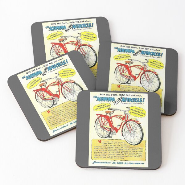 Item preview, Vintage Schwinn Deluxe Autocycle Advertisement  designed and sold by Designs by Kool Kat.