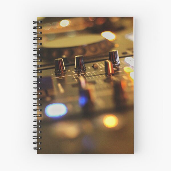 Item preview, Deejay mixer diagonally from the side in a gold-colored look designed and sold by REENS_PHOTOS.