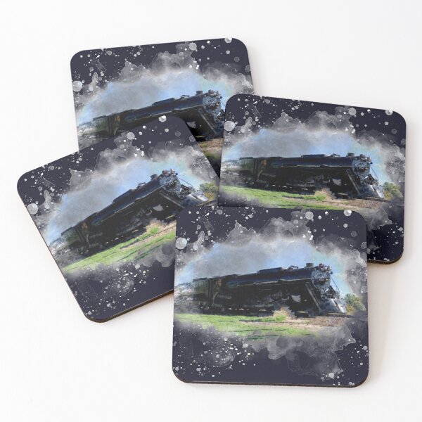 Item preview, Steam Train Digital Watercolor designed and sold by TripleMoonCrafts.