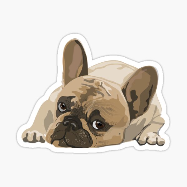French bulldog Sticker