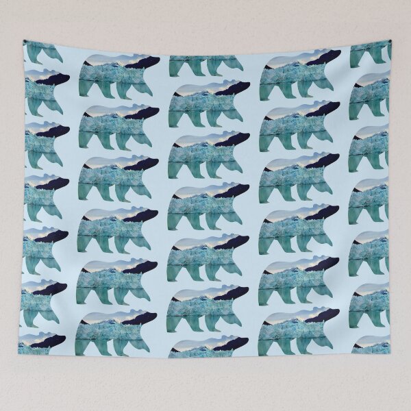 Item preview, Alaska Iceberg Bear Silhouette  designed and sold by LukjanovArt.
