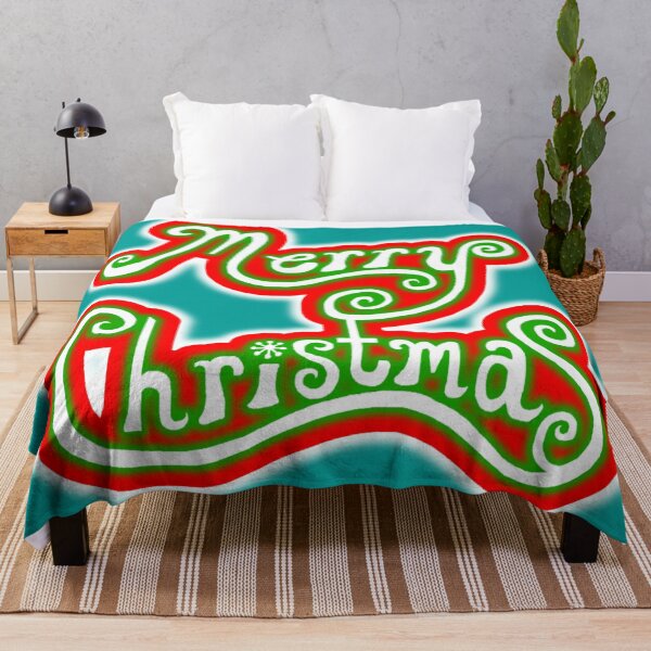 Item preview, Glowing Merry Christmas Red White Green designed and sold by Deborah Camp.