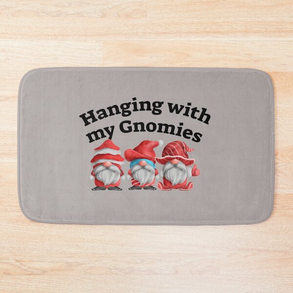 Item preview, Hanging with my Gnomies- Funny- Christmas designed and sold by AsmArt-co.
