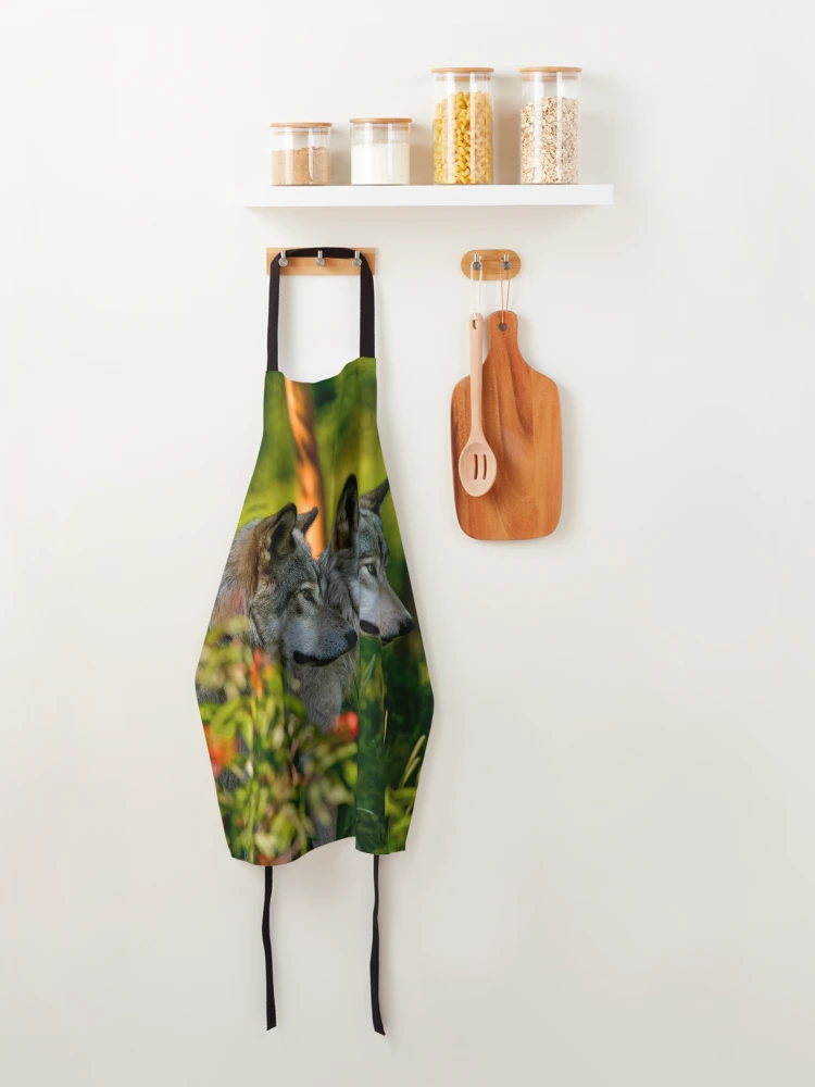 Thumbnail 4 of 6, Apron, Timber Wolves designed and sold by WolvesOnly.
