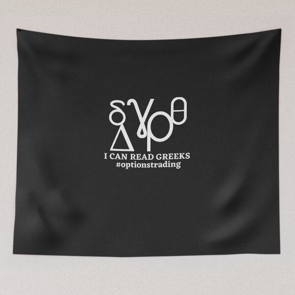 Item preview,  I can read greeks - Funny -Unique -Gift for stock market, crypto, options trader, forex traders and day traders  designed and sold by TradingTeesKids.