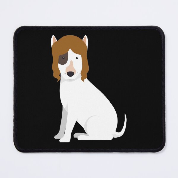 Item preview, Dog in funny brown wig. designed and sold by earthlingsmerch.