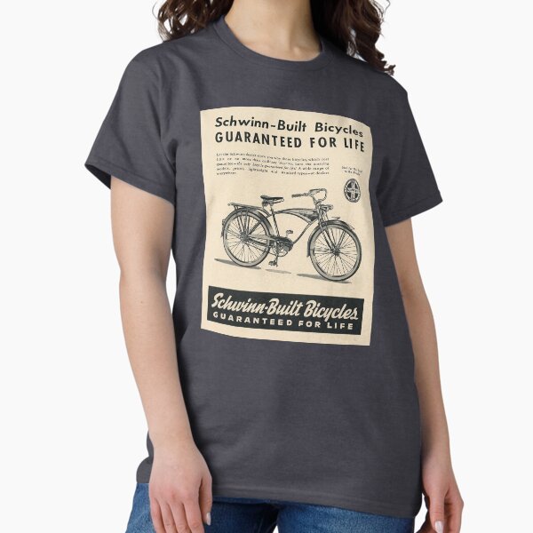 Item preview, Vintage "Schwinn-Built Bicycles Guaranteed for Life" Ad designed and sold by Designs by Kool Kat.
