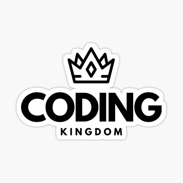 "Coding Kingdom " Sticker for Sale by adityapardeshi Redbubble