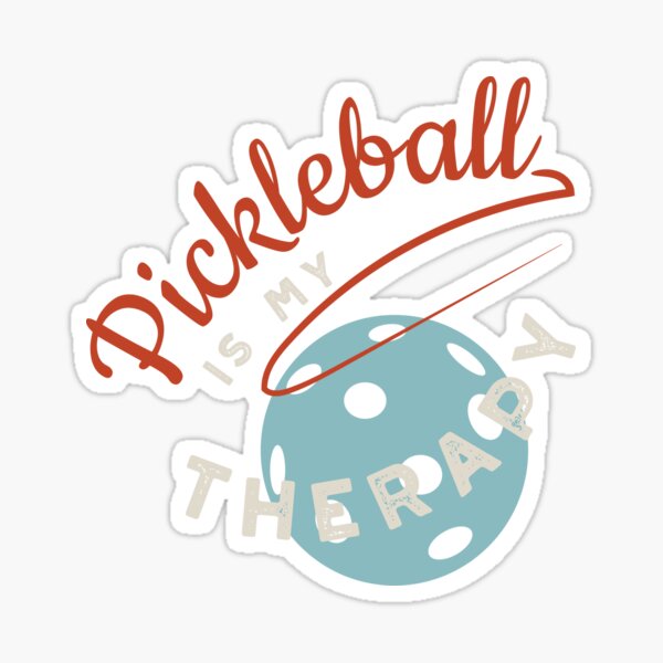 Item preview, Funny Pickleball Is My Therapy designed and sold by whyitsme.