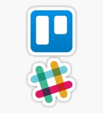 Trello and Slack Sticker