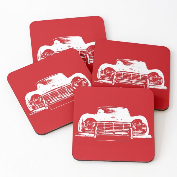 Item preview, Triumph TR4 British classic car monoblock white designed and sold by soitwouldseem.
