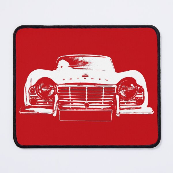 Item preview, Triumph TR4 British classic car monoblock white designed and sold by soitwouldseem.