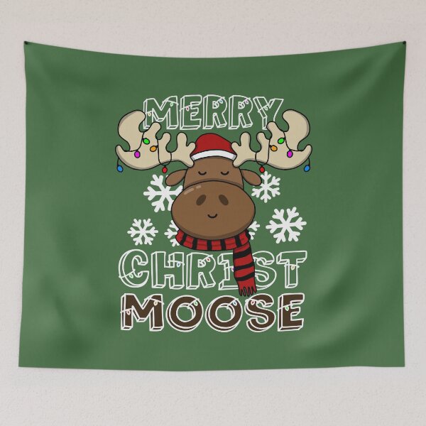 Item preview, Merry Christ Moose designed and sold by Luan Huynh.