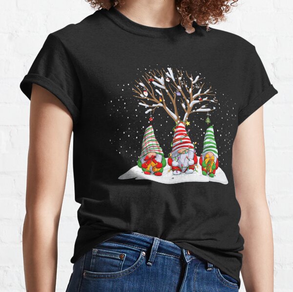 Gnomies Dallas Cowboys Christmas T-Shirt - TeeNavi