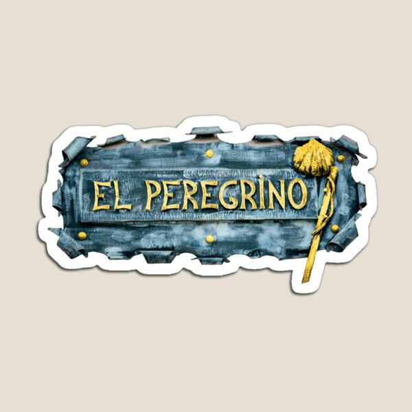 Artikel-Vorschau von El Peregrino Bar-Schild auf dem Weg, designt und verkauft von Caminovi.