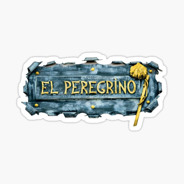 Artikel-Vorschau von El Peregrino Bar-Schild auf dem Weg, designt und verkauft von Caminovi.