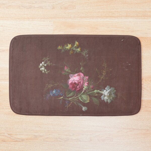Item preview, Antique Wallpaper - Flowers on Burgundy designed and sold by lulu890.