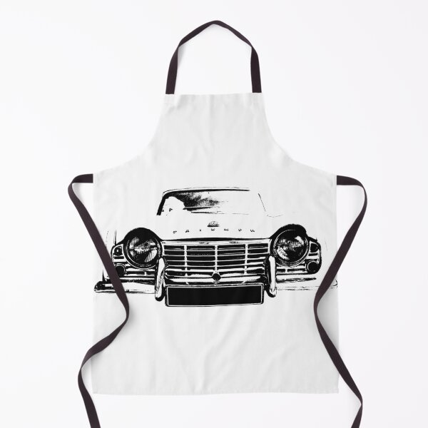 Item preview, Triumph TR4 British classic car monoblock black and white designed and sold by soitwouldseem.