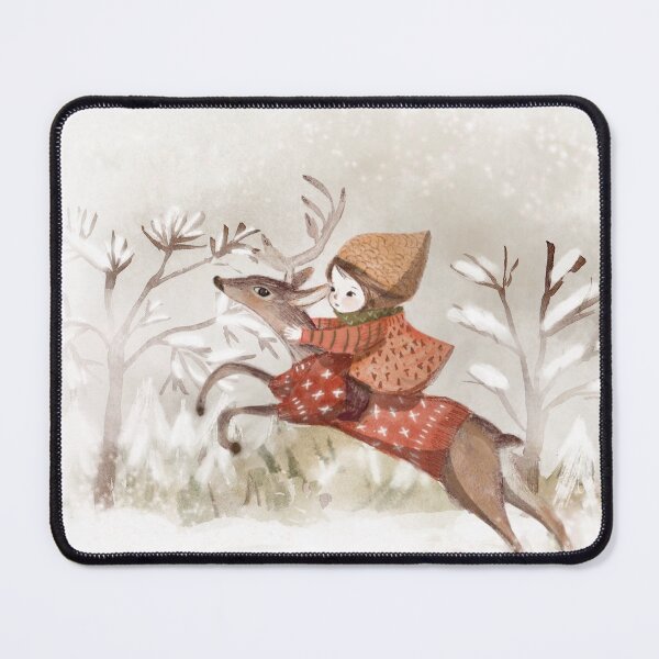 Item preview, winter riding designed and sold by Petit Faon Prints.