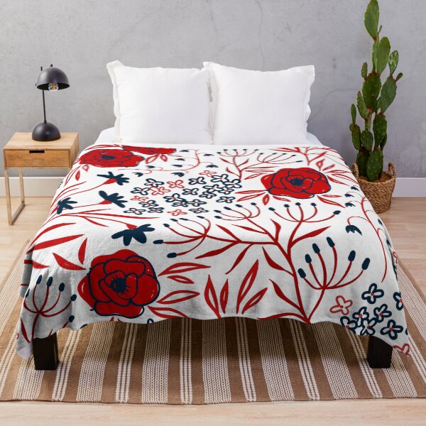 Item preview, Beautiful Simple Red Floral design aesthetic designed and sold by Preety Padhiyar.