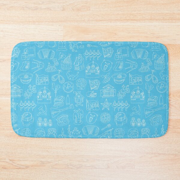 Item preview, Russian Travel Icons Pattern designed and sold by RussianGifts.