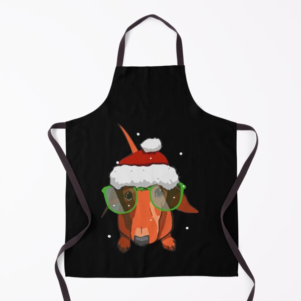 Aperçu de l'œuvre Santa Hat Teckel Pyjamas Noël Noël Wiener Weiner Chien créée et vendue par Dressed For  Duty.