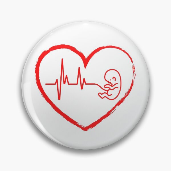 Item preview, Pro-Life Heart designed and sold by Vatazumet.