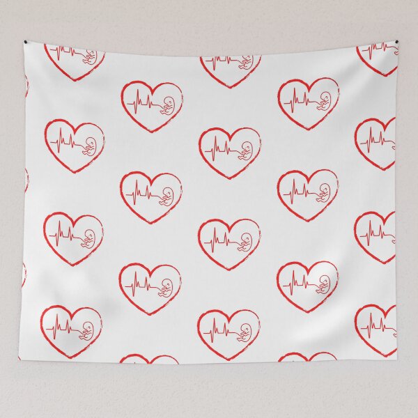 Item preview, Pro-Life Heart designed and sold by Vatazumet.