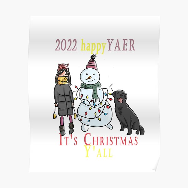 Christmas Break Poster For Kids 2022 Christmas 2022 Calendar Posters | Redbubble