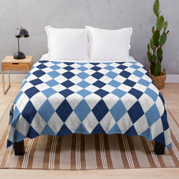 Item preview, Navy/Carolina Argyle  designed and sold by Sleepygirl2010.