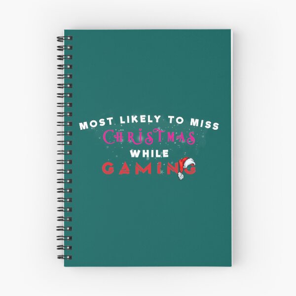 Item preview, Most Likely To Miss Christmas While Gaming designed and sold by DeMuthu.