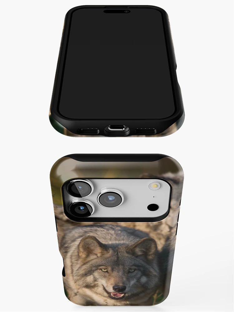 Thumbnail 3 of 4, iPhone Case, Timber Wolves designed and sold by WolvesOnly.