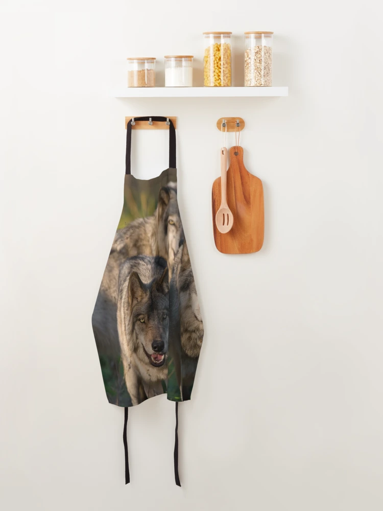 Thumbnail 4 of 6, Apron, Timber Wolves designed and sold by WolvesOnly.