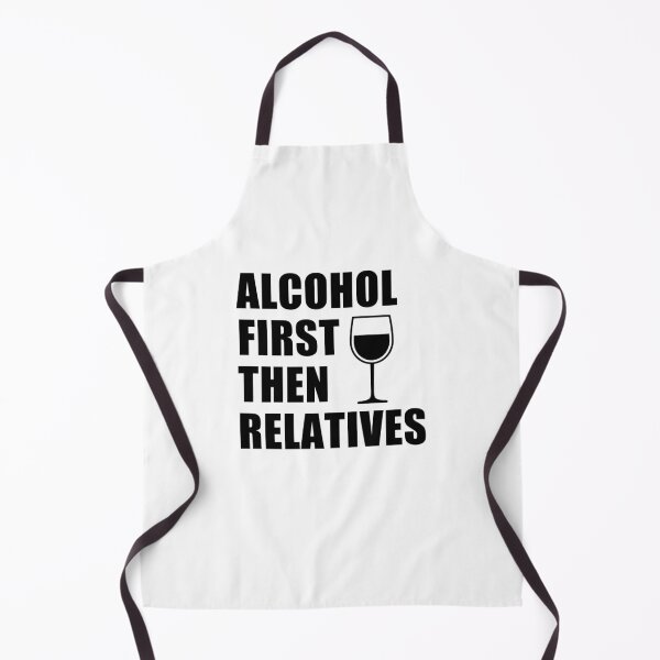 Item preview, funny glass of wine sarcastic offended saying ALCOHOL FIRST, THEN RELATIVES gift  Birthday Meme Girlfriend boyfriend designed and sold by joygift369.