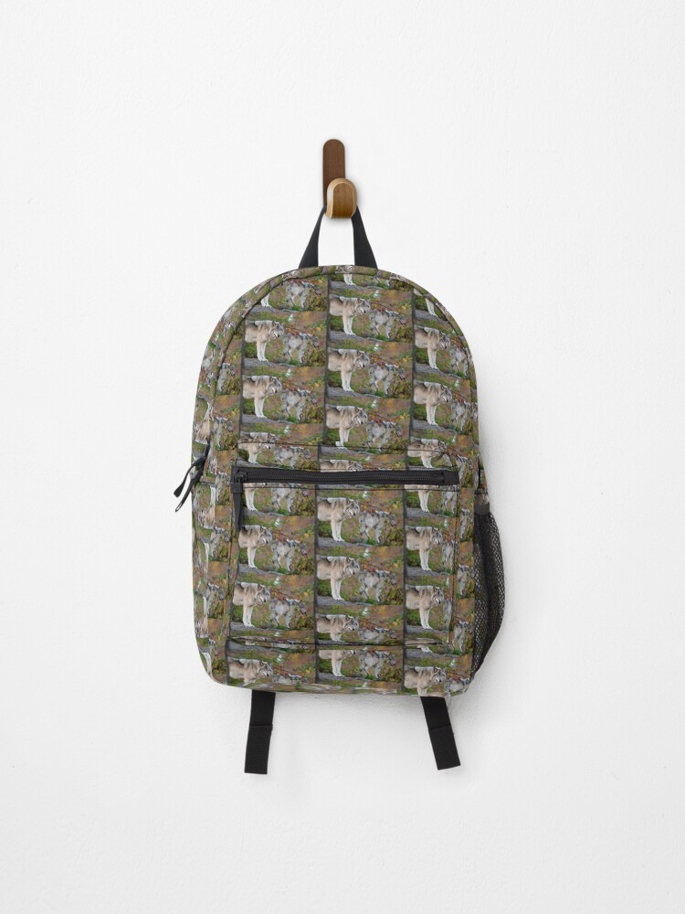 Thumbnail 1 of 3, Backpack, Timber Wolves designed and sold by WolvesOnly.