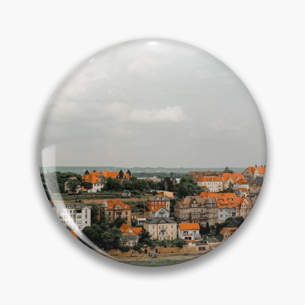 Item preview, German Town on the Elbe River designed and sold by alliebrault.