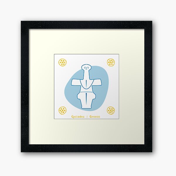 Item preview, Cycladic ancient figurine designed and sold by LilianGrfld.