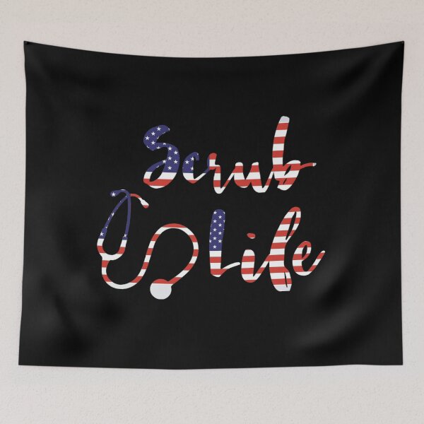 Item preview, Scrub Life Patriotic  designed and sold by Sleepygirl2010.